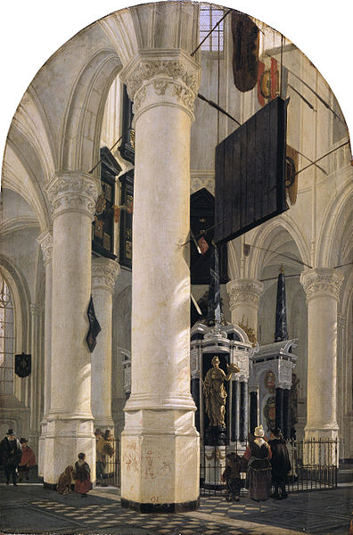 tomb of Willem I in the Nieuwe Kerk in Delft